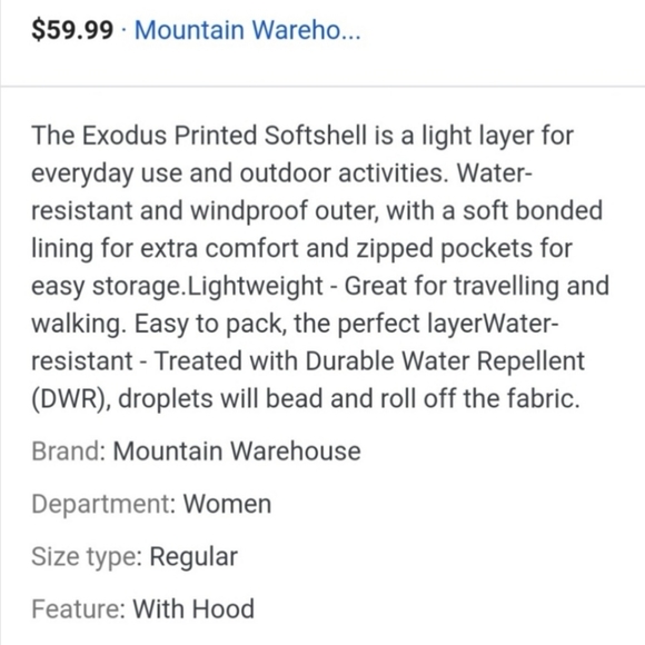 Mountain Warehouse Softshell Jacket - Picture 13 of 13